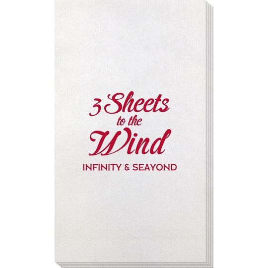 3 Sheets To The Wind Bamboo Luxe Guest Towels